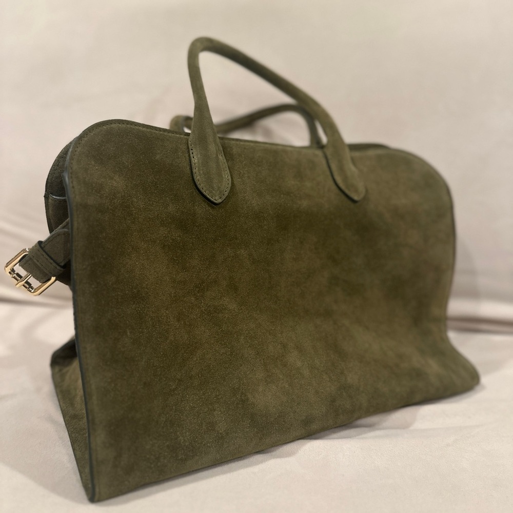 Genuine Leather Suede Italian Bag